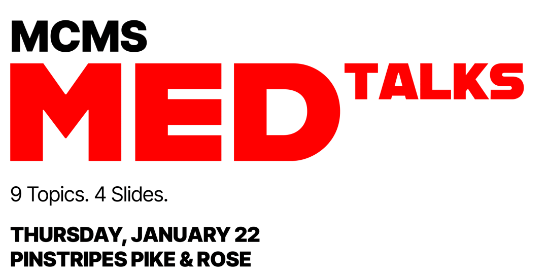 January 22 MEDTalks flyer